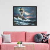 Toile Phare des âmes oubliées (Insitu(Salon))