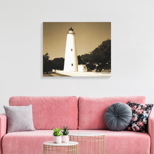 Toile Phare d'Ocracoke (Insitu(Salon))
