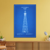 Toile Phare du cap Charles - Virginie - AD (Insitu(Salon))