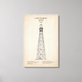 Toile Phare du cap Charles - Virginie - SBD (Recto)