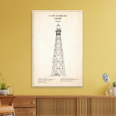 Toile Phare du cap Charles - Virginie - SBD (Insitu(Salon))