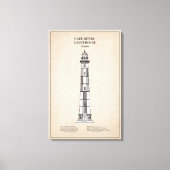 Toile Phare du cap Henry - Virginie - SBD (Recto)