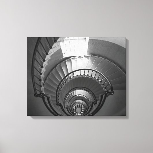 Toile Phare en noir et blanc (Recto)
