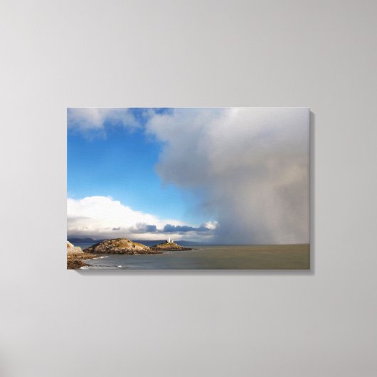 Toile Phare et orage (Recto)