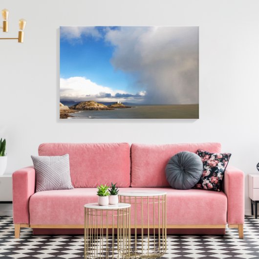 Toile Phare et orage (Insitu(Salon))