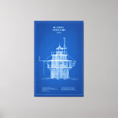 Toile Phare lumineux de Duxbury Pier - Massachusetts - A (Recto)