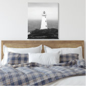 Toile Phare minimaliste noir blanc (Insitu(Chambre))