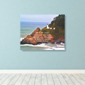Toile Phare Ocean Sea Christian Creationarts (Insitu (Plancher de Bois))