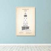 Toile Phare Rock of Ages - Michigan - SBD (Insitu (Plancher de Bois))