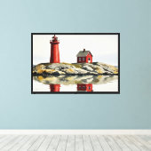 Toile Phare rouge (Insitu (Plancher de Bois))