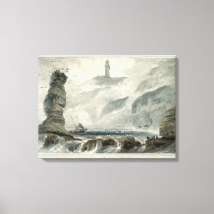 Toile Phare sur la tête de Flamborough, du volume VI de