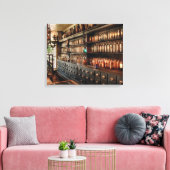 Toile Pharmacie - Tant de tiroirs et de bouteilles (Insitu(Salon))