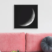 TOILE PHASES DE LA LUNE, LUNE CRÉCENTE. PHOTO 3 SUR 5 (Insitu(Salon))
