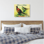 Toile Pheasant Ridge Apple Crate Étiquette (Insitu(Chambre))