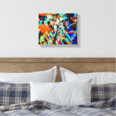 Toile Phénix de l'Eau Abstrait Coloré (Insitu(Chambre))