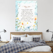 Toile Philippiens 4:6-7 Bible chrétienne Verse Aquarelle (Insitu(Chambre))