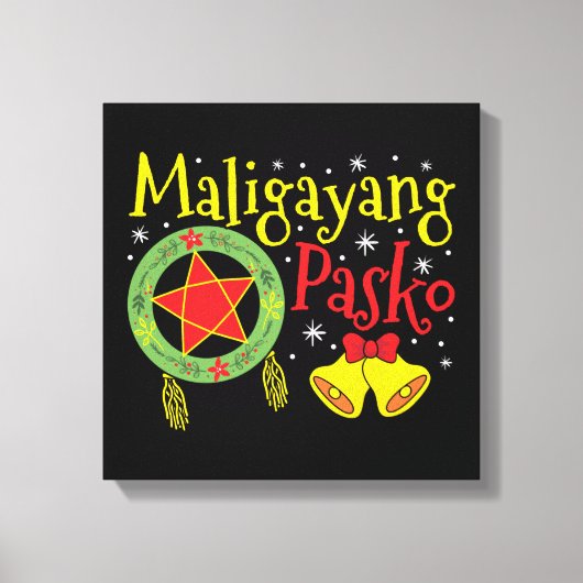 Toile Philippines Noël philippin Maligayang Pasko (Recto)