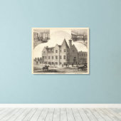 Toile Phillips County Bank, Phillipsburg, Kansas (Insitu (Plancher de Bois))