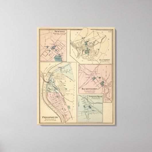 Toile Phillipsburg, NJ (Recto)