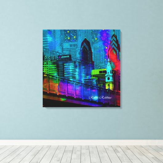 Toile Philly à Night (Insitu (Plancher de Bois))