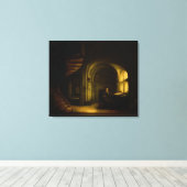 Toile Philosophe avec un livre ouvert, 1625-7 (huile sur (Insitu (Plancher de Bois))