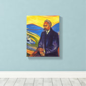Toile Philosophe Friedrich Nietzsche (par Edvard Munch) (Insitu (Plancher de Bois))