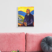 Toile Philosophe Friedrich Nietzsche (par Edvard Munch) (Insitu(Salon))