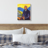 Toile Philosophe Friedrich Nietzsche (par Edvard Munch) (Insitu(Chambre))