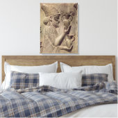 Toile Phoenicien portant deux offrandes, relief détail (Insitu(Chambre))