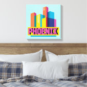 Toile Phoenix, Arizona | Neon Skyline (Insitu(Chambre))