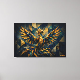 Toile Phoenix Ascendant Édition Limitée Renaissance Cu