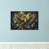 Toile Phoenix Ascendant | Édition Limitée Renaissance Cu (Insitu (Plancher de Bois))