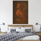 Toile Phoenix Doré Royal – Collection d'Art Fin Élitaire (Insitu(Chambre))