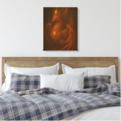 Toile Phoenix Doré Royal – Collection d'Art Fin Élitaire (Insitu(Chambre))
