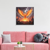 Toile Phoenix Majestique (Insitu(Salon))