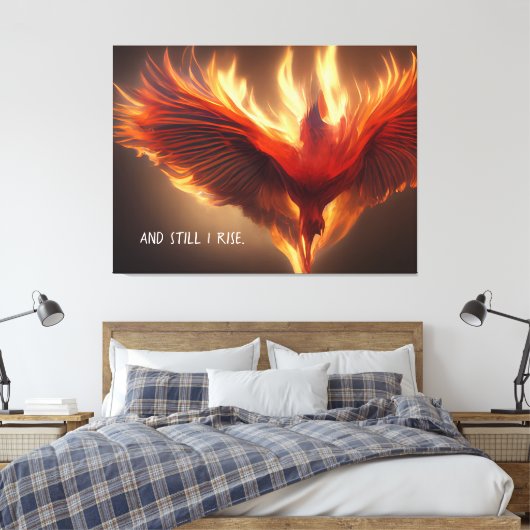 Toile Phoenix Rising Support Inspirer Force (Insitu(Chambre))