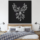 Toile Phoenix se lève sur le noir (Insitu(Chambre))