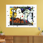 Toile Photo 8 Graffiti avec des étoiles amusantes (Insitu(Salon))