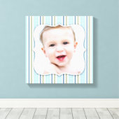 Toile Photo Baby Boy [12x12 pouces] (Insitu (Plancher de Bois))