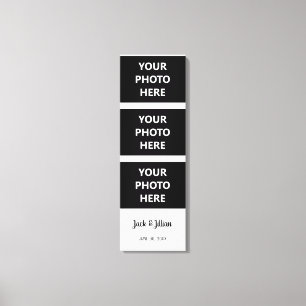 Toile Photo Booth Photo Strip Custom Photography Collage