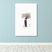 Toile Photo Canvas Alternative Mariage Livre d'invité (Insitu (Plancher de Bois))