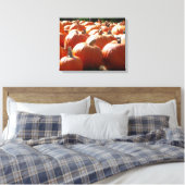 Toile Photo citrouille pour automne, Halloween ou Thanks (Insitu(Chambre))