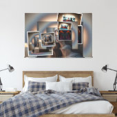 Toile Photo collage (Insitu(Chambre))