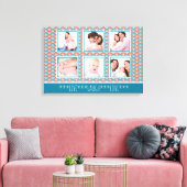 Toile Photo Collage with Decorative Fan Pattern (Insitu(Salon))