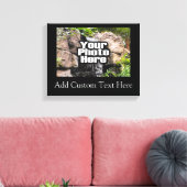 Toile Photo couleur personnalisée (Insitu(Salon))