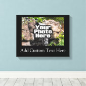 Toile Photo couleur personnalisée (Insitu (Plancher de Bois))