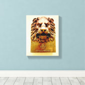 Toile Photo cubaine de la Vieille Havane | Lion | (Insitu (Plancher de Bois))