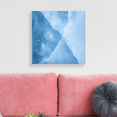 Toile Photo d'art Abstrait de glace bleu clair (Insitu(Salon))