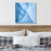Toile Photo d'art Abstrait de glace bleu clair (Insitu(Chambre))