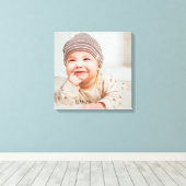 TOILE PHOTO DE BÉBÉ SUR MESURE  (Insitu (Plancher de Bois))